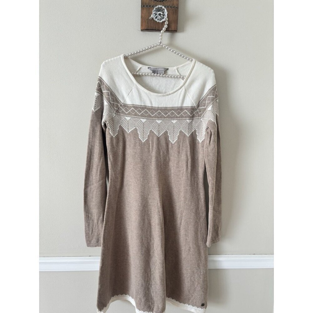 Royal Robbins Womens Size S Sweater Dress Wool Blend Nordic Long Sleeve